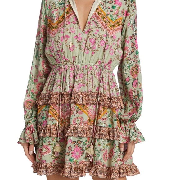 Hemant & Nandita Ruffle Mini Dress - Picture 3 of 8